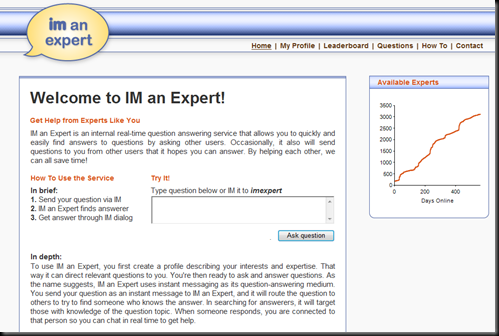 VoIPNorm's Collaboration Blog: Extending Lync: IM an Expert